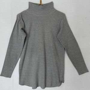 Vintage Men’s 80s Pierre Cardin Roll Neck Waffle Knit Pullover Shirt Size S